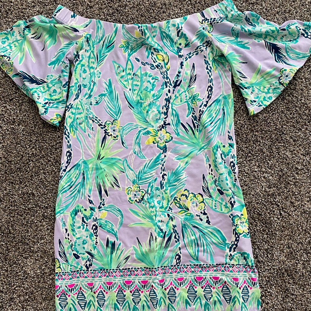 Lilly Pulitzer off the shoulder dress